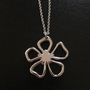 Tiffany & Co. sterling silver flower necklace